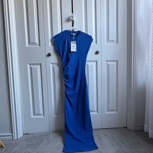 Zara Vibrant Blue Maxi Dress